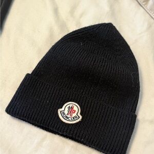 Moncler Classic Black Beanie